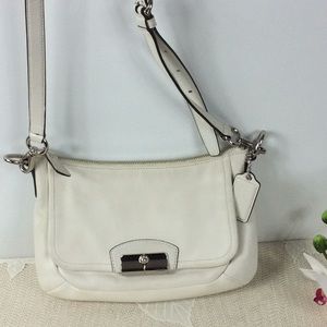 Coach cream cross body bag